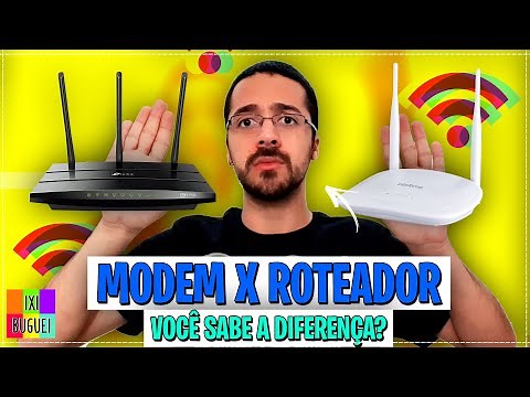Qual a Diferença do Modem e Roteador de Internet Banda Larga