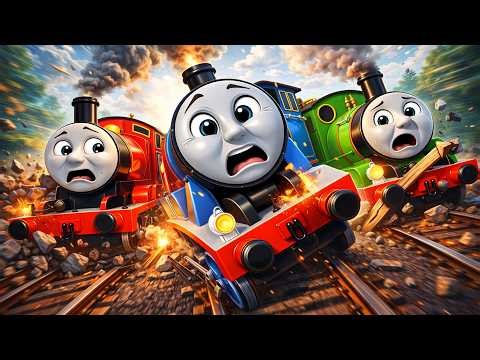 Massive Rail Collision 🚂💥| Brake System Failure | Thomas and Friends Funny Animation