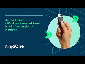 How to Create a Password Reset Disk in your Version of Windows