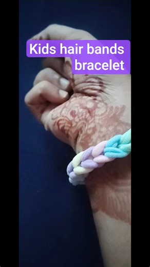 #diy#trending# kids hair bands bracelet making🥳🥳🦋🦋