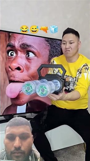 ice 🍨 fire 🔥 with gun 🔫🔫 #funny #comedy #memes #reaction #viral