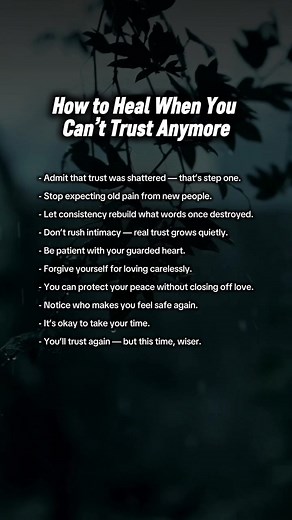 You’re not cold — you’re cautious. And that’s okay. Healing means learning who earns access again. 💔➡️❤️ #HealingTrustIssues #EmotionalRecovery #BetrayalHealing #YouWillTrustAgain #GuardedHeart #HealingJourney #EmotionalSafety #InnerPeaceMatters #SoftBoundaries #SelfProtection | Psychology Unlocked