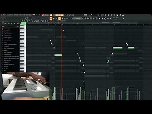 Making A Beat For Lil Baby Using A FLKey37 MIDI Controller | FlStudio20