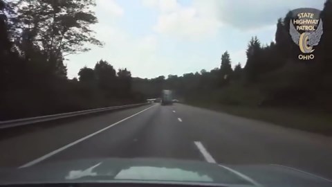 Out-of-control semi chase caught on dash cam nearly ends in mass casualty disaster