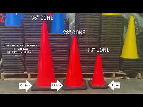 Stenciling Process For Traffic Cones - DOT Approved!