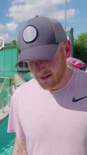 When baseball, football, & basketball collide 😈 #dudeperfect #trickshot #sports | Dude Perfect