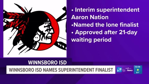Winnsboro ISD names lone finalist for superintendent role