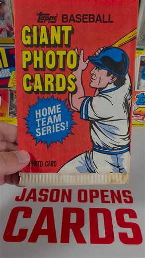 8.3K views · 114 reactions | 1981 Topps Baseball Giant Photo Card Pack Opening | Jason Opens Cards #PackOpening #packopening #reelsviral #reelsfacebook #vintagebaseballcards #youtubereels #baseball #jasonopenscards #baseballcards #sportscards #youtuber #topps | Jason Opens Cards | Facebook