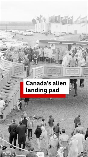 🇨🇦🛸 "The UFOs had nowhere to land," says Paul Boisvert, from St Paul in Canada. In 1967, he was part of a group who decided to try and attract intergalactic tourists by building a giant alien landing pad. They timed it to coincide with Canada's centennial celebrations. And they are still ready to welcome any extraterrestrial visitors with "pierogis, some garlic sausage and pea soup." 🎧 https://bbc.in/4kgzSOP | BBC World Service