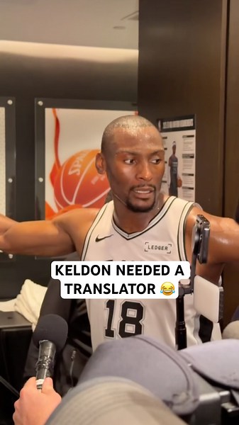 Keldon Johnson asked Bismack Biyombo to be his translator 😂