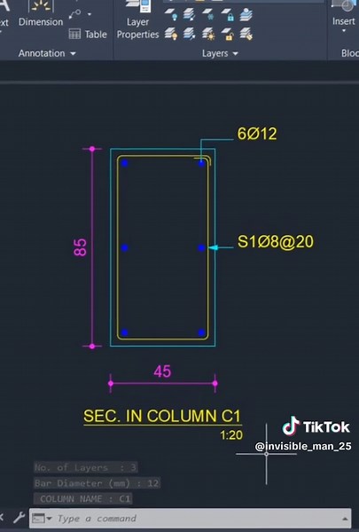 Understanding Draw Column Section in Civil Engineering