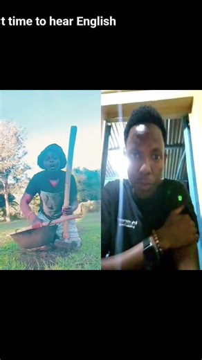 first time to hear English in USA #duet #shorts #challenge