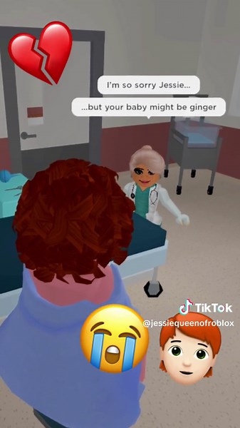 Well…?😞🤔 #satire #satirecomedy #ginger #gingerhair #roblox #babyscan #jessiemcjessie #maplehospital #sadstory #advice #whatshouldido #adoptmeroblox