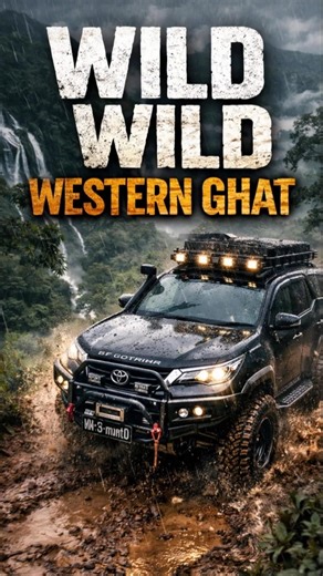 WILD WILD WEST: Fortuner Crushes Deep Mud | Extreme Monsoon Mud Off-Road Western Ghats