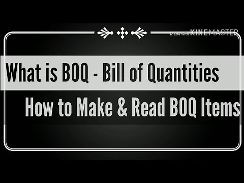 Bill of Quantities for Building Construction - Earth work Items