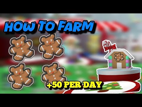 How To Farm ALOT of gingerbread [50 PER DAY] | bee swarm simulator