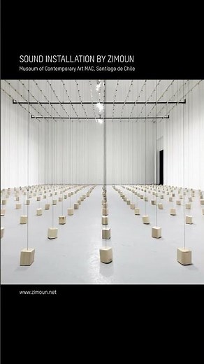 Zimoun : Sound Installation, Museum of Contemporary Art MAC, Santiago de Chile