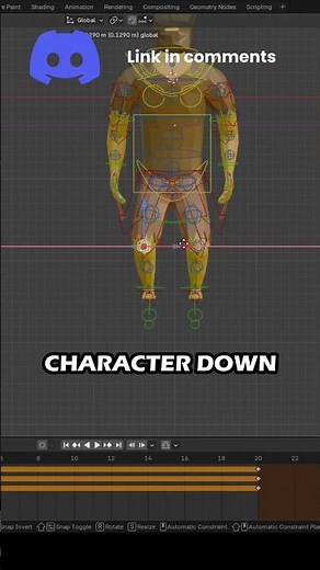 Character Jump Animation in Blender - Part 1 | Castaway Timber #blender #3danimation #animation #3d