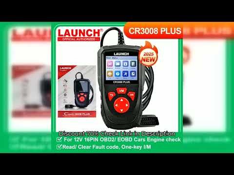 LAUNCH X431 CR3008 PLUS Full OBD2 Diagnostic Tools Car OBD OBD2 Automotive Scanner Check Engine Batt