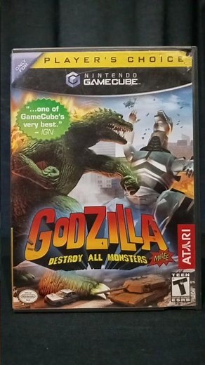 Godzilla Gamecube Destroy all Monsters Melee