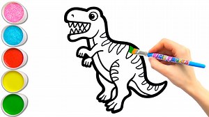 11K views · 359 reactions |  youtube.com/@MagicFingersArt  Hello! It's Sophia. Let's draw and paint DINOSAUR AND VOLCANO together 練 | Magic Fingers Art | Facebook