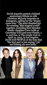 David Arquette Celebrates 11 Years of Marriage to Christina McLarty #shorts #davidarquette