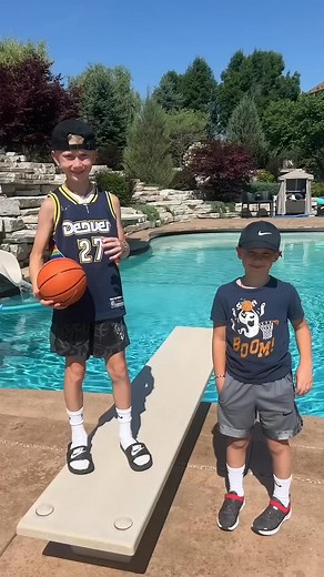 Amazing Diving Board Trick Shot! | Gabie Dugaid