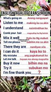 #fviralreels #fvreelsviralvideo #fvpシ | Learning Tagalog English Translation