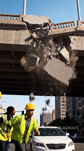 ⚡ Bridge Collapse During Construction | Realistic Disaster Scene"