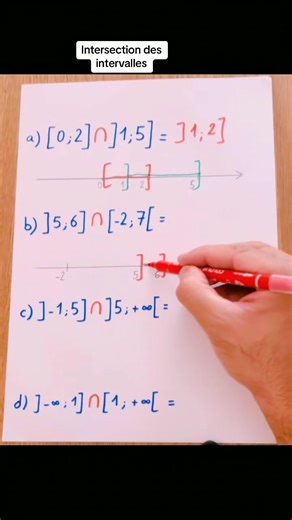 68K views · 763 reactions | Intersection des intervalles : Ne plus faire l’erreur ! | Friaacademy | Facebook