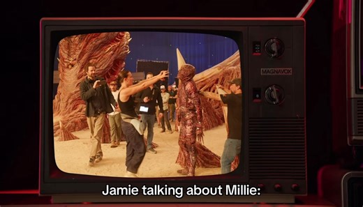 Jamie Campbell Bower Talks About Millie Bobby Brown