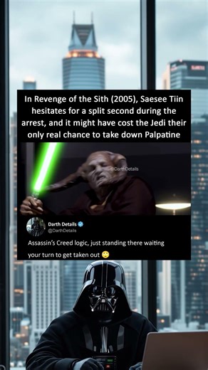 The Split Second That Cost the Jedi 🤦#starwars