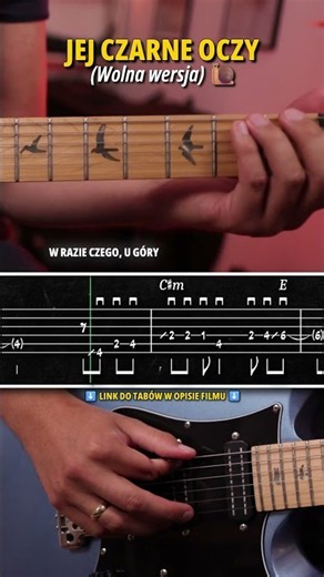 Zagraj Jej czarne oczy na gitarze 🎸(Wolna wersja)