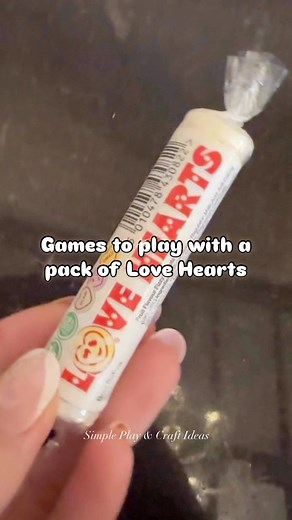 38K views · 179 reactions | 勺勺勺 Here are 7 fun games that you can play with a packet of Love Hearts this Valentines Day! #valentinescrafts #kidsactivities #valentinesforkids | Simple play & craft ideas | Facebook