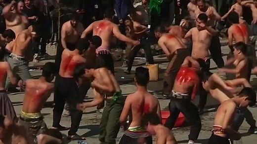 Afghan Shi'ite Muslims mark Ashura with self-flagellation