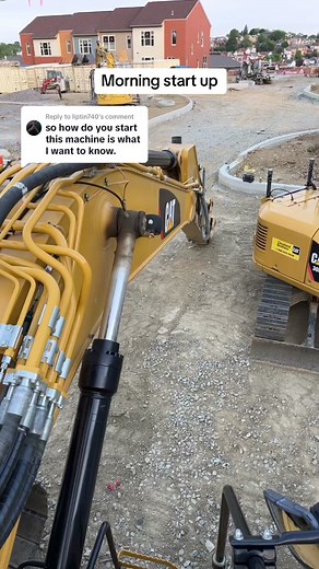 Hydraulic Excavator Fluid Check and Bucket Attachment Process