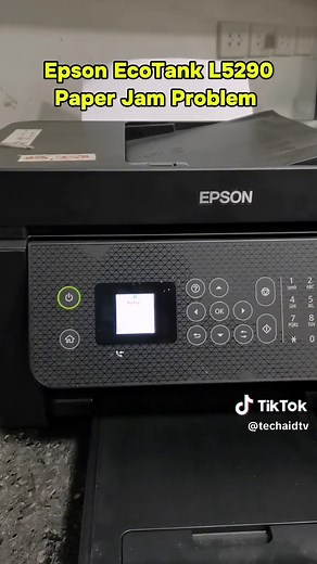 How to Remove Paper Jam in Epson EcoTank L5290 Printer