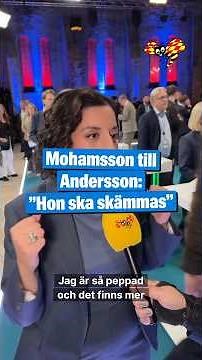 Simona Mohamsson (L) till Magdalena Andersson (S): ”Hon ska skämmas”