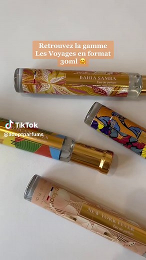 Découvrez la collection Les Voyages en 30ml !