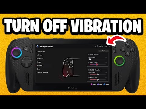 How To Turn Off Vibration on ROG Xbox Ally X - Fastest Guide