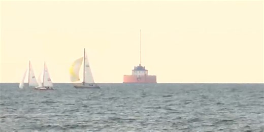 Kayaker using bucket to stay afloat for hours rescued by fishermen