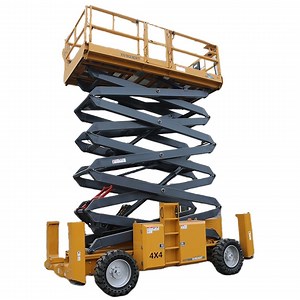 [Hot Item] Official Xg1823rt Xg1823ert18m Mobile Diesel Engine Rough Terrain Scissor Lift Platform