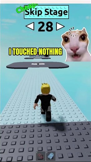 I GOT HIT BY NOTHING #roblox #robloxshorts