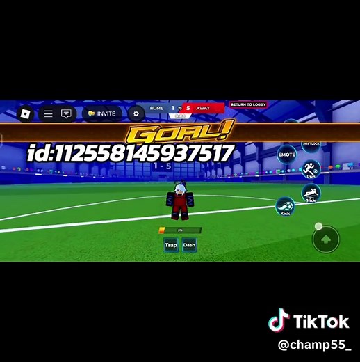 Goal Sound & Ankle Breakers in Blue Lock Roblox