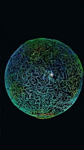 3D Fourier series of globe! #math #satisfying #coding #physics #visualization