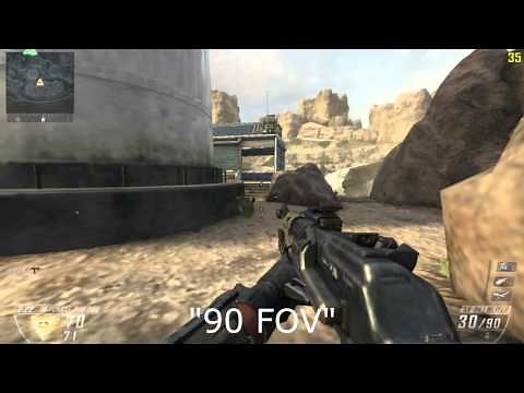 Call of Duty Black Ops 2 How to Change Fov 90 ( Field of View ) Tutorial