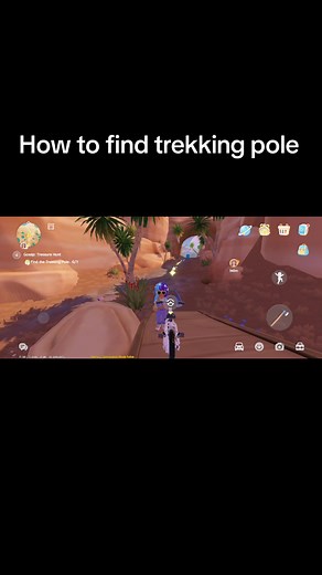 Gossip Treasure Hunt: Finding the Trekking Pole