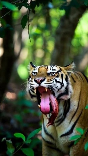 Tiger Eating Food | Wild Tiger Eating Meat | Wildlife Shorts
