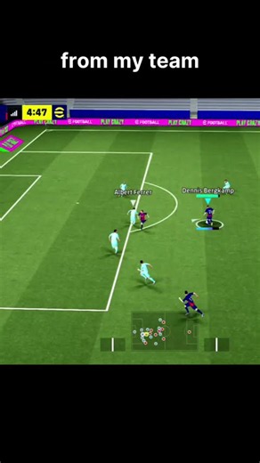 🚀 Dennis Bergkamp Scores an Absolute Long-Range STUNNER! 😱⚽ #fifa #footballshorts #efootball #messi