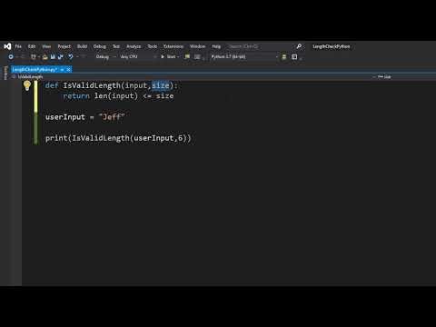Python Validation: Length Check Tutorial (Part 3)